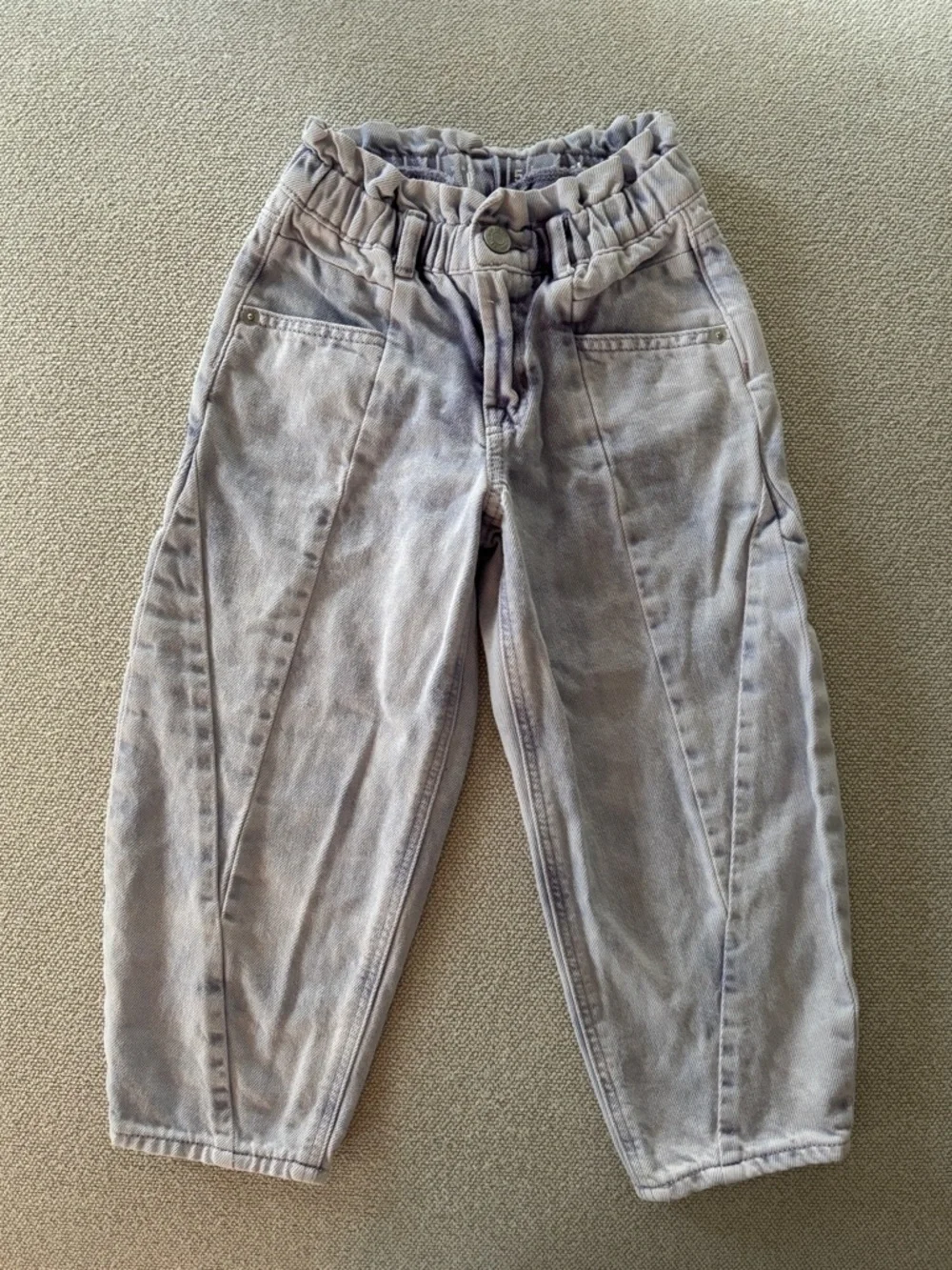Gap Kids Purple Horseshoe Barrel Jeans Size 5T